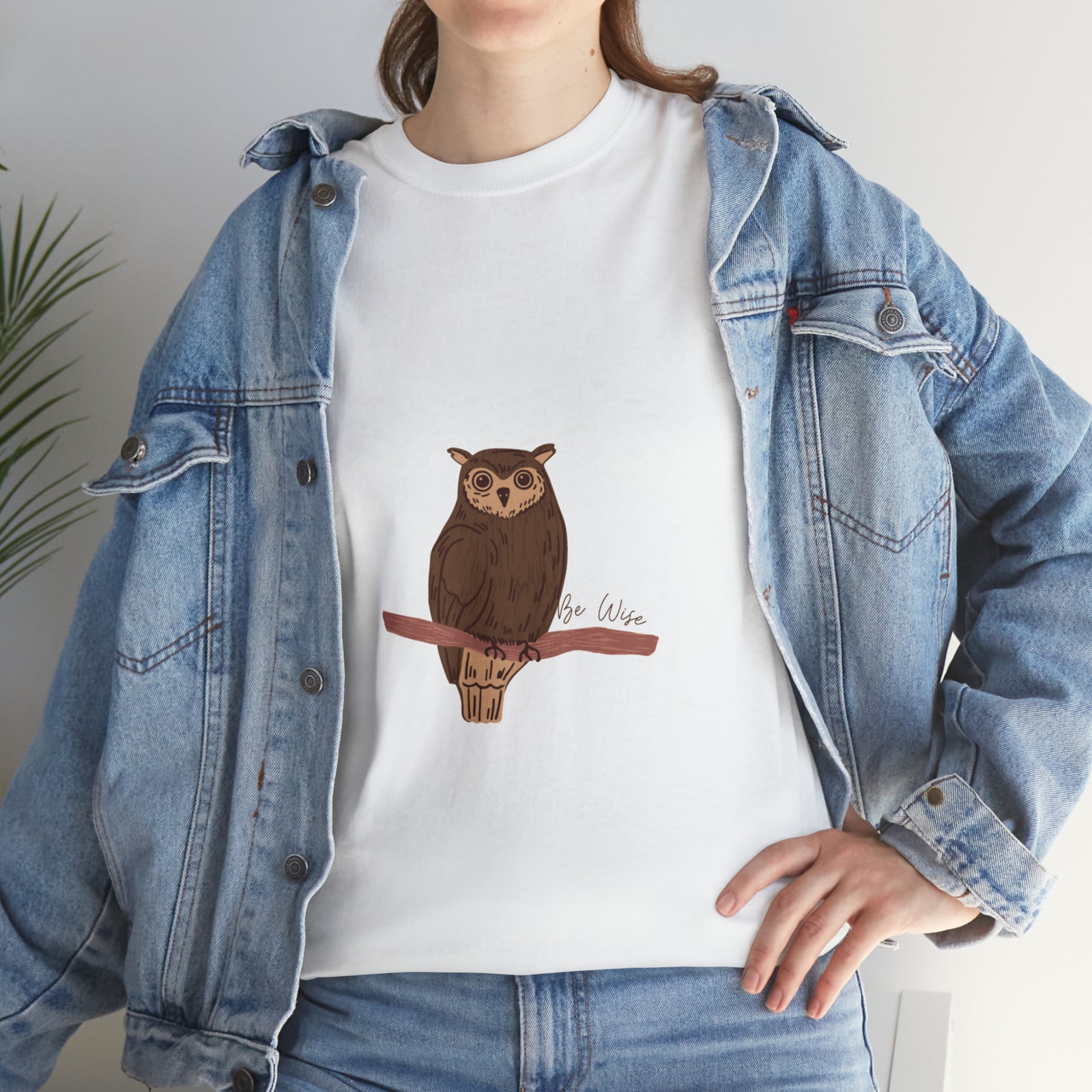 Be Wise Owl Unisex Cotton Tee