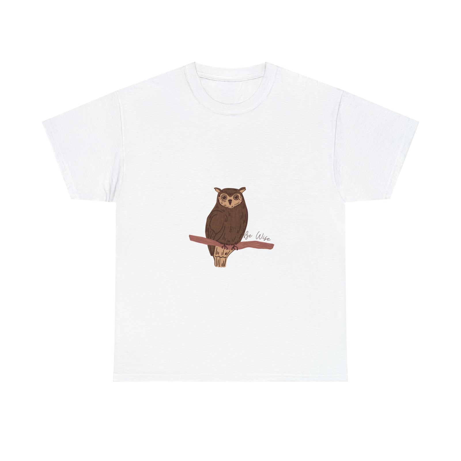 Be Wise Owl Unisex Cotton Tee