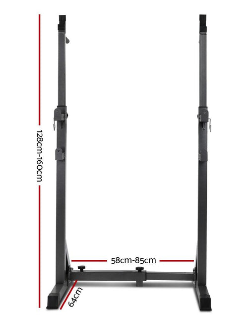 Load image into Gallery viewer, Everfit Squat Rack Pair Fitness Weight Lifting Gym Exercise Barbell
