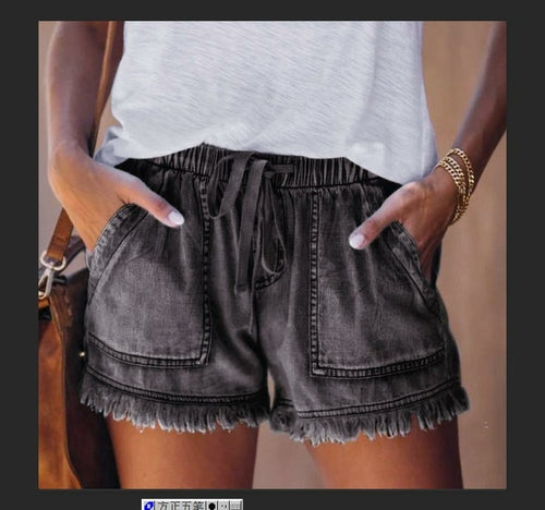 Womens Casual Shorts Summer Short with Pockets
