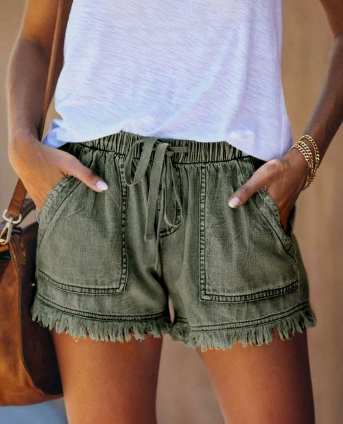 Load image into Gallery viewer, Womens Casual Shorts Summer Short with Pockets

