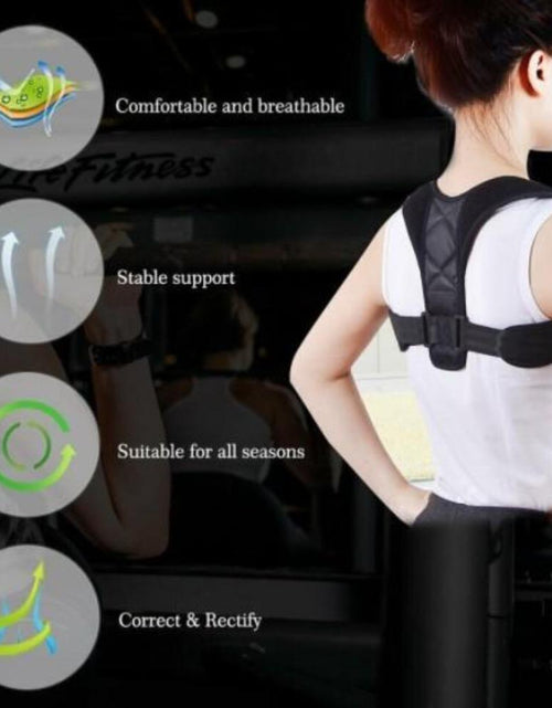 Load image into Gallery viewer, Unisex Adjustable Back Posture Corrector
