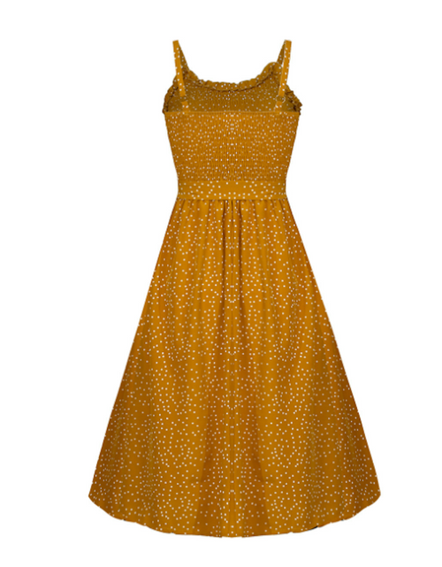 Load image into Gallery viewer, Women Spaghetti Straps Polka Dot Maxi Dress
