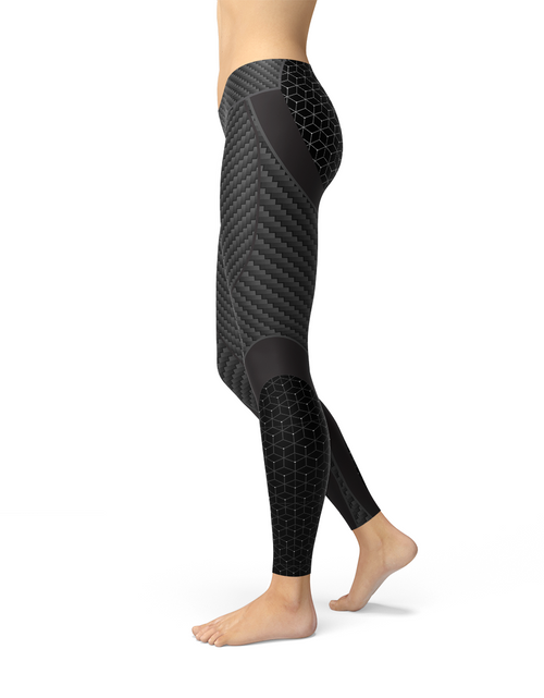 Load image into Gallery viewer, Womens Carbon Fiber Sports Leggings
