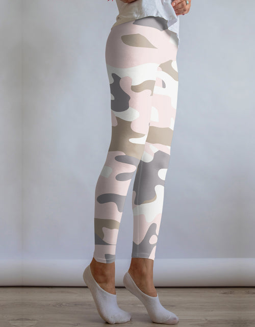 Load image into Gallery viewer, Pink Camo Leggings, Capris, Shorts
