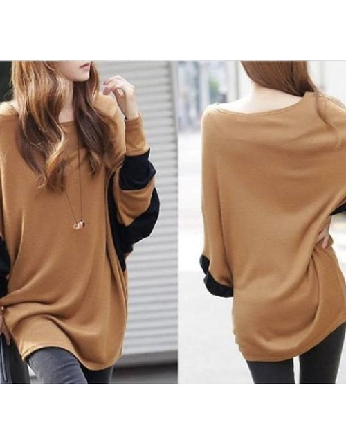 Load image into Gallery viewer, Womens Casual Batwing Top
