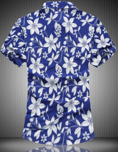 Load image into Gallery viewer, Mens Short Sleeve Floral Shirt
